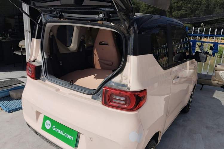 Used Wuling Hongguang MINIEV 2021 Macaron Fashion Model Lithium Iron Phosphate Rear Right 45 Deg