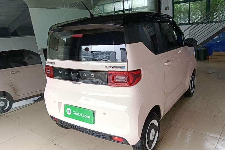 Used Wuling Hongguang MINIEV 2021 Macaron Premium Model – Lithium Iron Phosphate Rear Right 45 Deg