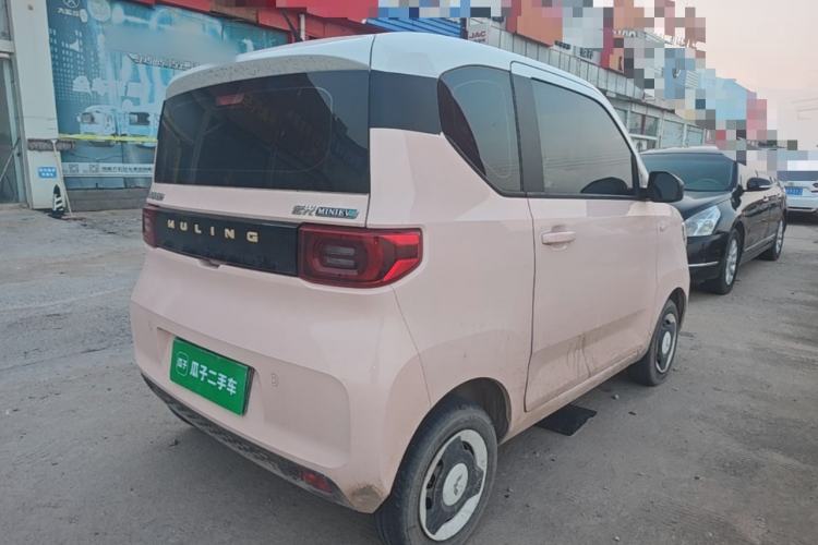 Used Wuling Hongguang MINIEV 2021 Macaron Fashion Model Lithium Iron Phosphate Rear Right 45 Deg