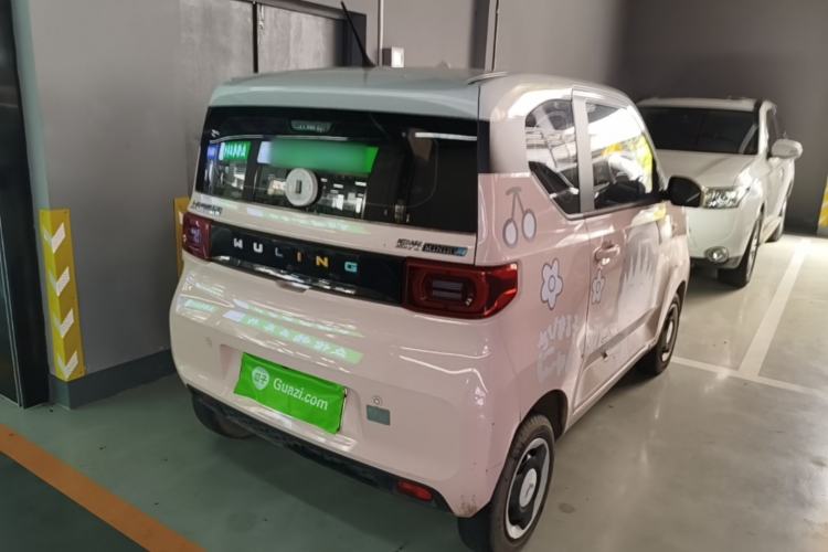 Used Wuling Hongguang MINIEV 2021 Macaron Fashion Model Lithium Iron Phosphate Rear Right 45 Deg