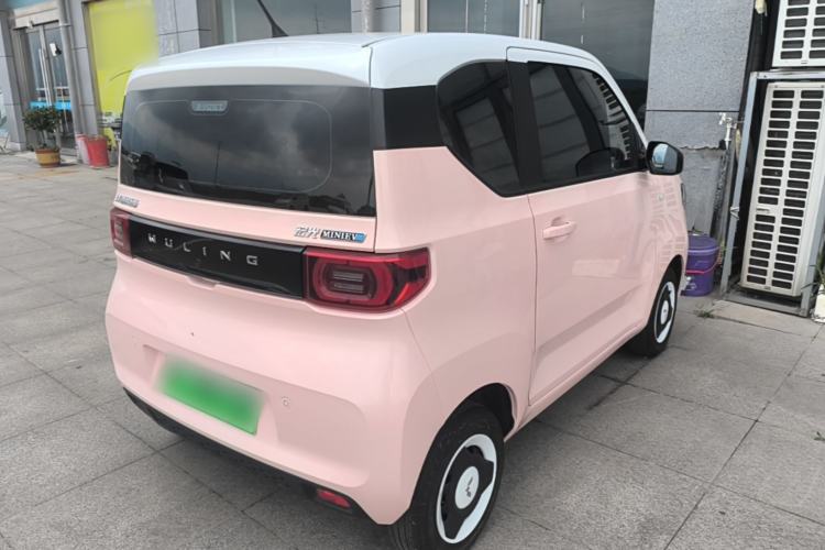 Used Wuling Hongguang MINIEV 2021 Macaron Fashion Model Lithium Iron Phosphate Rear Right 45 Deg