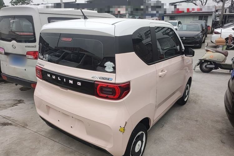 Used Wuling Hongguang MINIEV 2021 Macaron Fashion Model Lithium Iron Phosphate Rear Right 45 Deg
