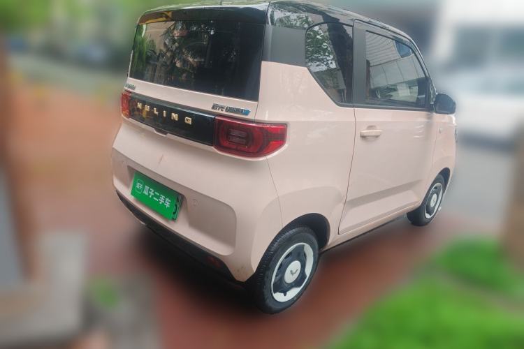 Used Wuling Hongguang MINIEV 2021 Macaron Fashion Model Lithium Iron Phosphate Rear Right 45 Deg