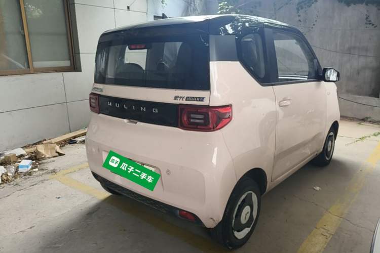 Used Wuling Hongguang MINIEV 2021 Macaron Premium Model – Lithium Iron Phosphate Rear Right 45 Deg