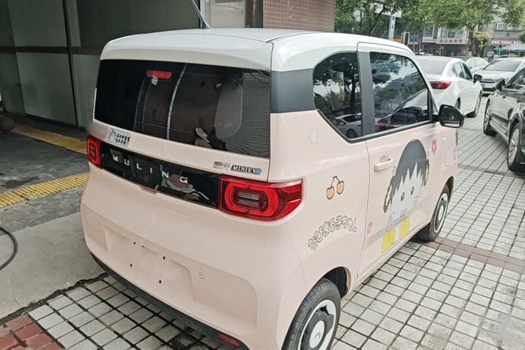 Used Wuling Hongguang MINIEV 2021 Macaron Premium Model – Lithium Iron Phosphate Rear Right 45 Deg