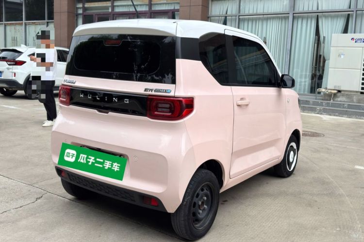 Used Wuling Hongguang MINIEV 2021 Macaron Fashion Model Lithium Iron Phosphate Rear Right 45 Deg