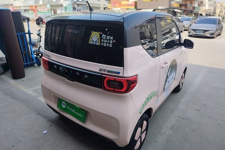 Used Wuling Hongguang MINIEV 2021 Macaron Fashion Edition Lithium-Ion Battery Rear Right 45 Deg