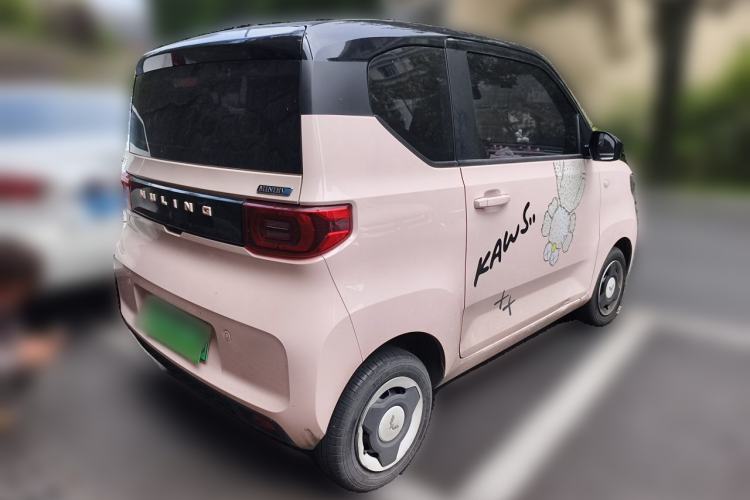 Used Wuling Hongguang MINIEV 2021 Macaron Premium Model – Lithium Iron Phosphate Rear Right 45 Deg