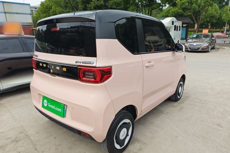 Used Wuling Hongguang MINIEV 2021 Macaron Fashion Model Lithium Iron Phosphate Rear Right 45 Deg