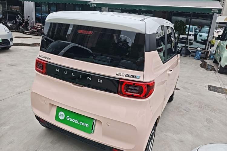 Used Wuling Hongguang MINIEV 2021 Macaron Premium Model – Lithium Iron Phosphate Rear Right 45 Deg