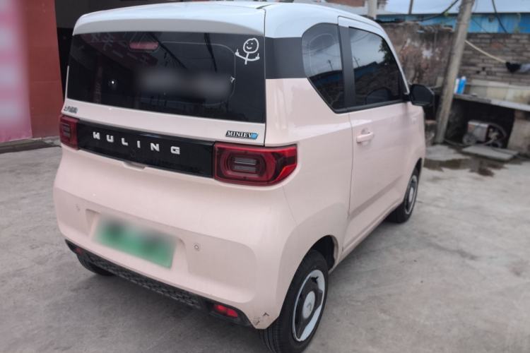 Used Wuling Hongguang MINIEV 2021 Macaron Fashion Model Lithium Iron Phosphate Rear Right 45 Deg