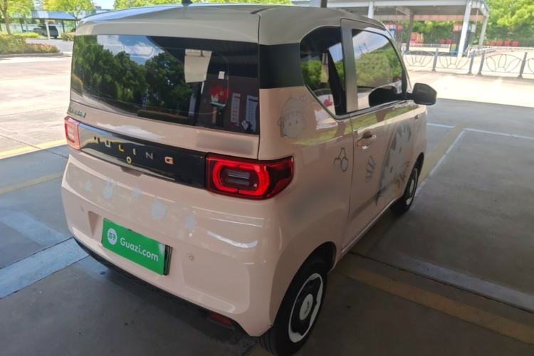 Used Wuling Hongguang MINIEV 2021 Macaron Premium Model – Lithium Iron Phosphate Rear Right 45 Deg