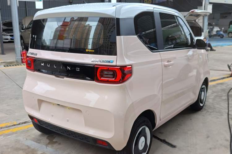 Used Wuling Hongguang MINIEV 2021 Macaron Premium Model – Lithium-NMC Rear Right 45 Deg