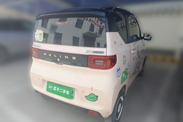 Used Wuling Hongguang MINIEV 2021 Macaron Premium Model – Lithium-NMC Rear Right 45 Deg