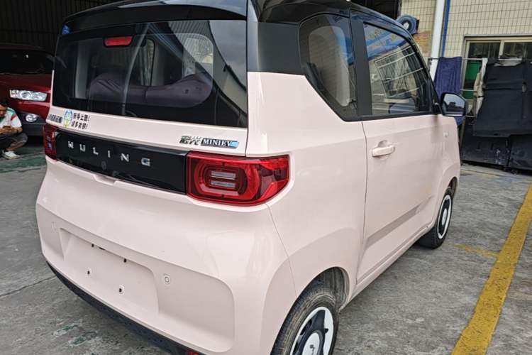 Used Wuling Hongguang MINIEV 2021 Macaron Premium Model – Lithium Iron Phosphate Rear Right 45 Deg