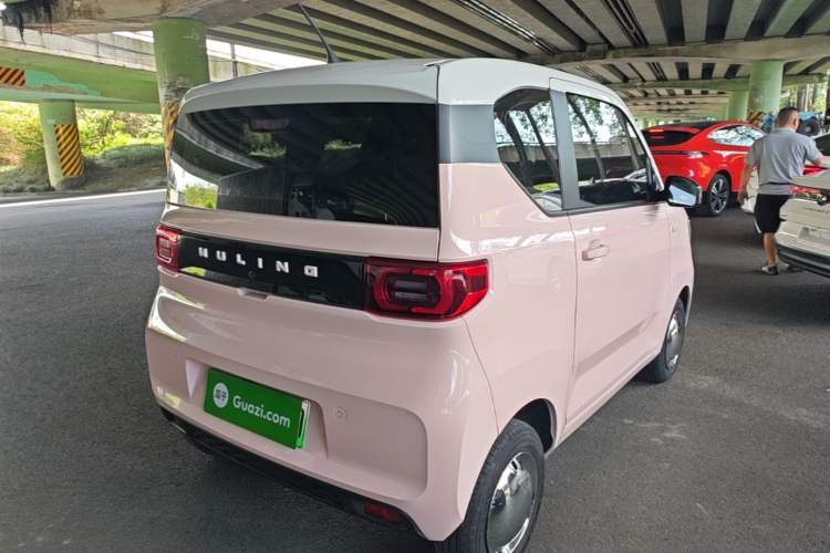 Used Wuling Hongguang MINIEV 2021 Macaron Premium Model – Lithium Iron Phosphate Rear Right 45 Deg