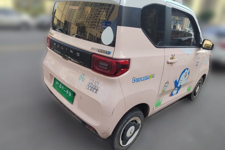 Used Wuling Hongguang MINIEV 2021 Macaron Fashion Model Lithium Iron Phosphate Rear Right 45 Deg