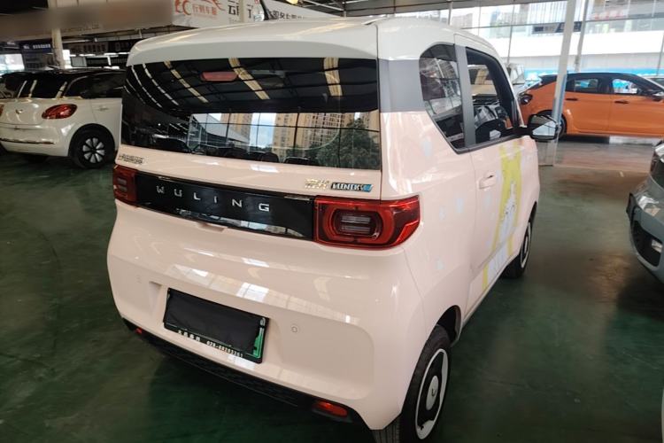 Used Wuling Hongguang MINIEV 2021 Macaron Fashion Model Lithium Iron Phosphate Rear Right 45 Deg