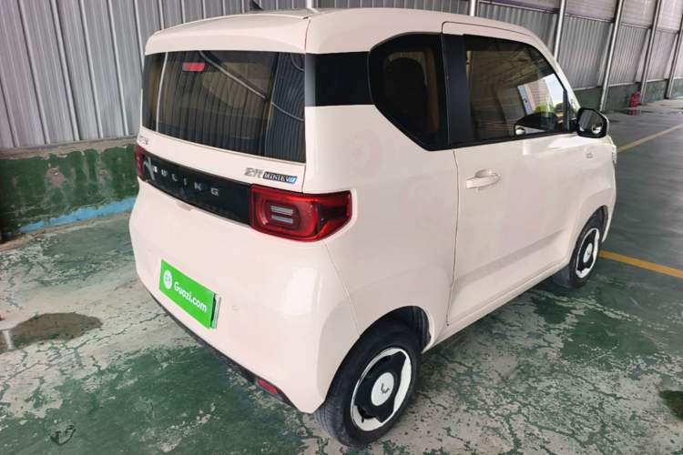 Used Wuling Hongguang MINIEV 2021 Macaron Premium Model – Lithium-NMC Rear Right 45 Deg