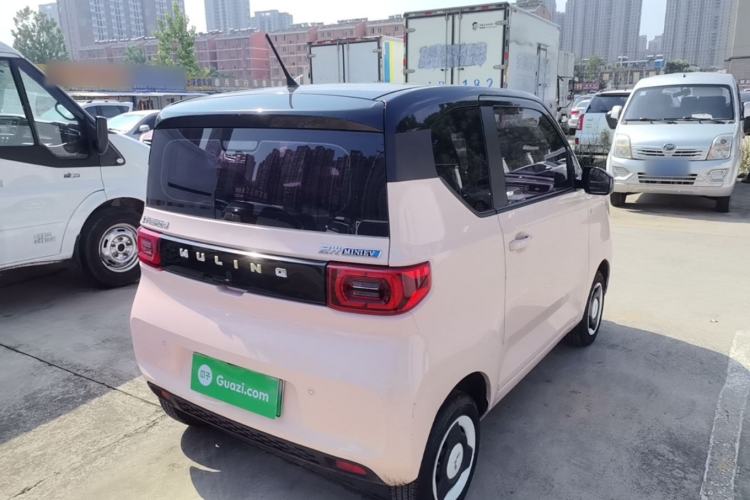 Used Wuling Hongguang MINIEV 2021 Macaron Fashion Model Lithium Iron Phosphate Rear Right 45 Deg