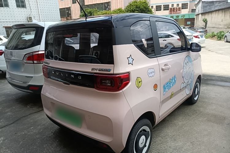 Used Wuling Hongguang MINIEV 2021 Macaron Premium Model – Lithium Iron Phosphate Rear Right 45 Deg