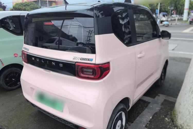 Used Wuling Hongguang MINIEV 2021 Macaron Fashion Model Lithium Iron Phosphate Rear Right 45 Deg