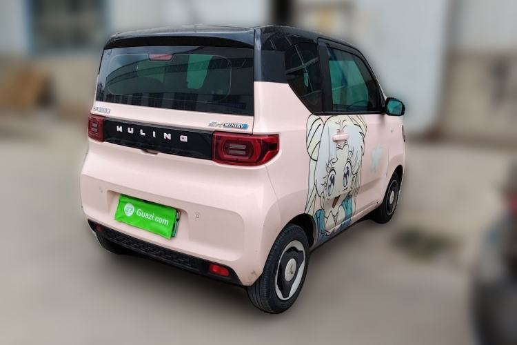 Used Wuling Hongguang MINIEV 2021 Macaron Premium Model – Lithium Iron Phosphate Rear Right 45 Deg
