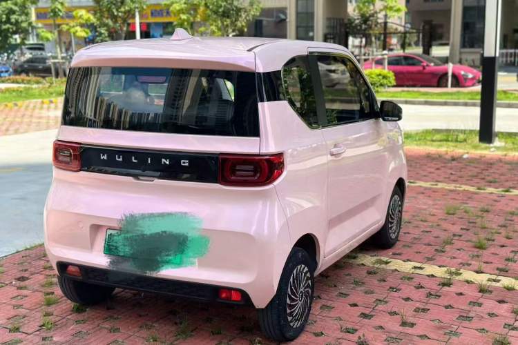 Used Wuling Hongguang MINIEV 2021 Macaron Premium Model – Lithium Iron Phosphate Rear Right 45 Deg