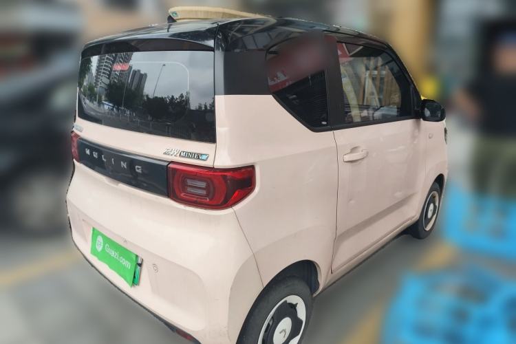 Used Wuling Hongguang MINIEV 2021 Macaron Fashion Model Lithium Iron Phosphate Rear Right 45 Deg