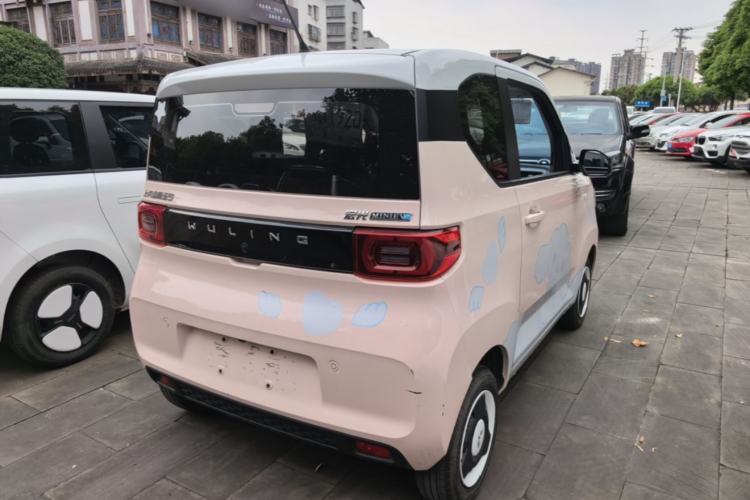 Used Wuling Hongguang MINIEV 2021 Macaron Premium Model – Lithium Iron Phosphate Rear Right 45 Deg