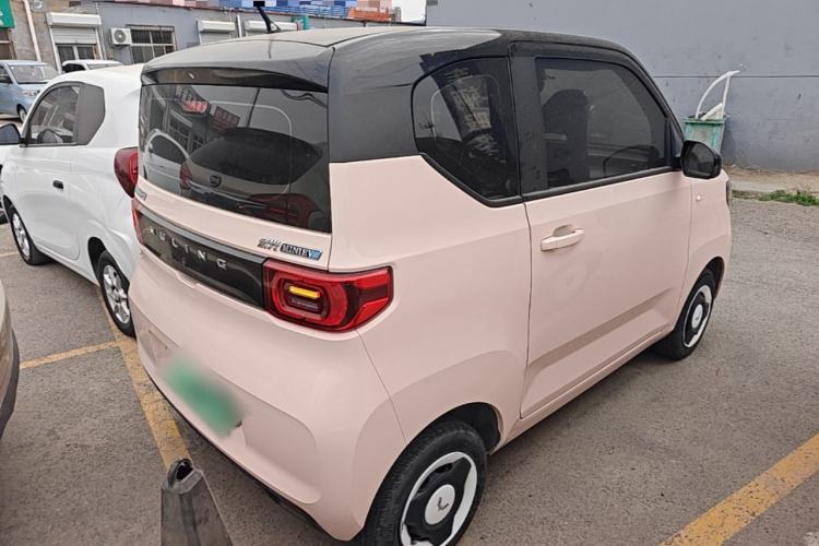 Used Wuling Hongguang MINIEV 2021 Macaron Fashion Model Lithium Iron Phosphate Rear Right 45 Deg