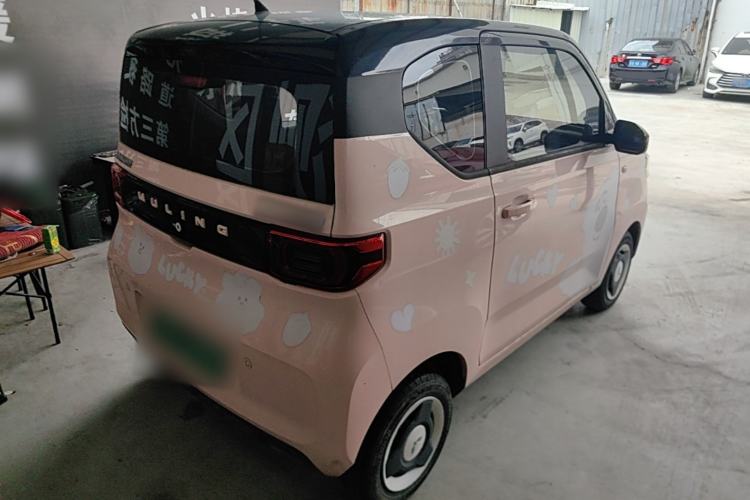 Used Wuling Hongguang MINIEV 2021 Macaron Fashion Edition Lithium-Ion Battery Rear Right 45 Deg