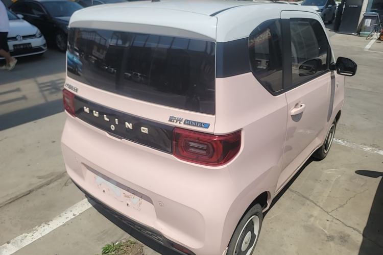 Used Wuling Hongguang MINIEV 2021 Macaron Fashion Edition Lithium-Ion Battery Rear Right 45 Deg