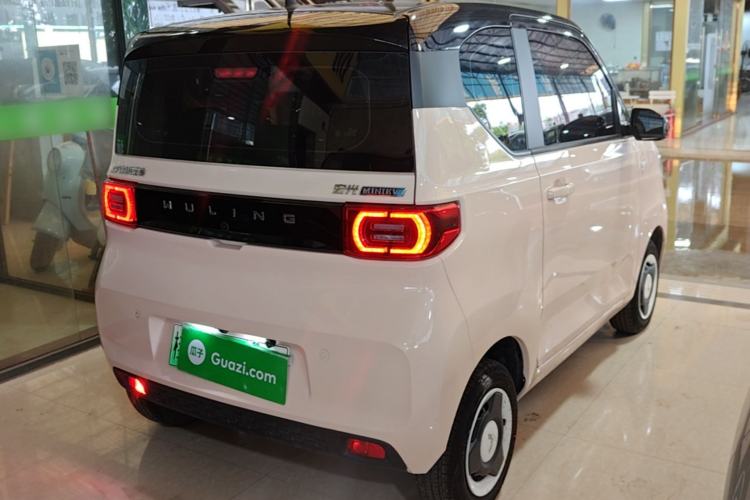 Used Wuling Hongguang MINIEV 2021 Macaron Sandwich Model 170 km Lithium Iron Phosphate Rear Right 45 Deg