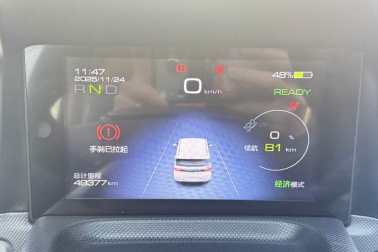 Used Wuling Hongguang MINIEV 2021 Macaron Premium Model – Lithium Iron Phosphate Odometer Close Up