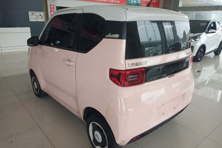 Used Wuling Hongguang MINIEV 2021 Macaron Fashion Model Lithium Iron Phosphate Rear Left 45 Deg