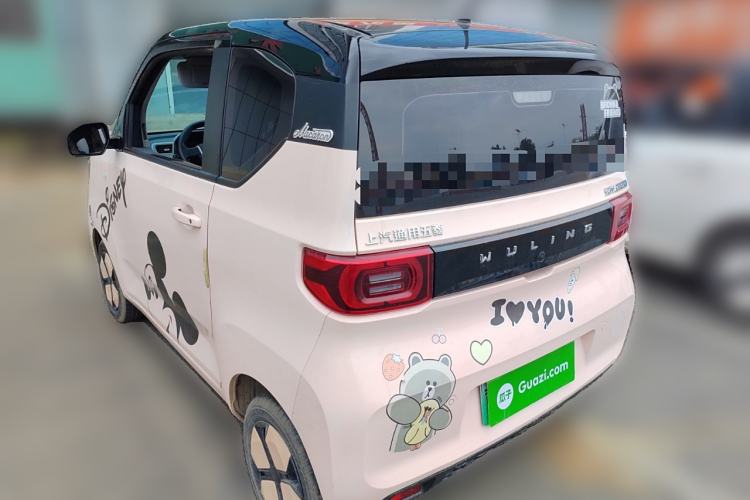 Used Wuling Hongguang MINIEV 2021 Macaron Premium Model – Lithium Iron Phosphate Rear Left 45 Deg