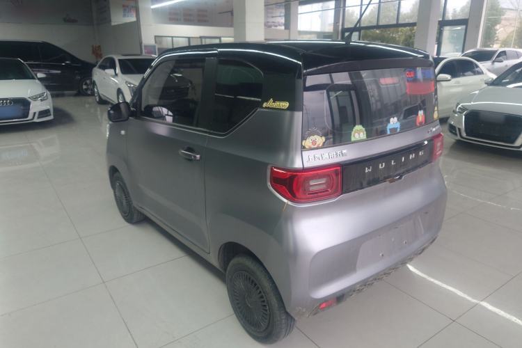 Used Wuling Hongguang MINIEV 2021 Macaron Fashion Model Lithium Iron Phosphate Rear Left 45 Deg