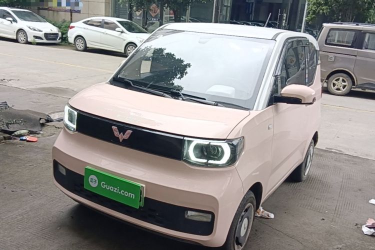Used Wuling Hongguang MINIEV 2021 Macaron Sandwich Model 120 km Lithium Iron Phosphate Guazi used car, China used car export, Used car for sale, Used Wuling cars, Cheapest cars for sale, Electric vehicle, New energy car