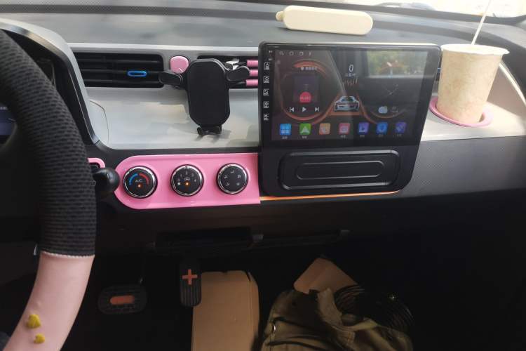 Used Wuling Hongguang MINIEV 2021 Macaron Fashion Edition Lithium-Ion Battery Audio And AC Panel
