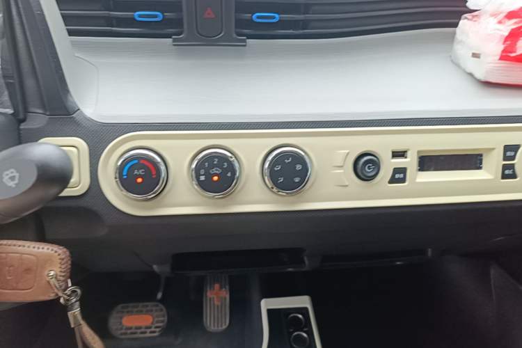 Used Wuling Hongguang MINIEV 2021 Macaron Fashion Model Lithium Iron Phosphate Audio And AC Panel