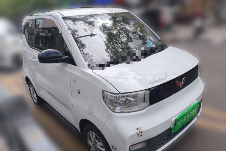 Used Wuling Hongguang MINIEV 2021 Macaron Fashion Edition Lithium-Ion Battery Front Right 45 Deg