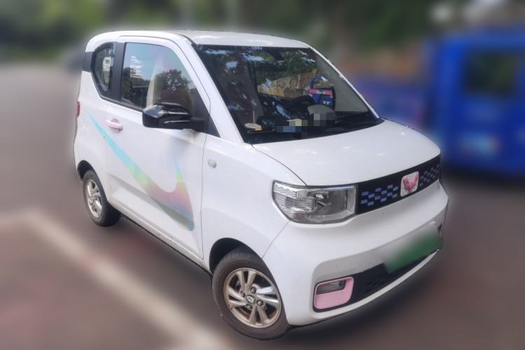 Used Wuling Hongguang MINIEV 2021 Macaron Fashion Edition Lithium-Ion Battery Front Right 45 Deg