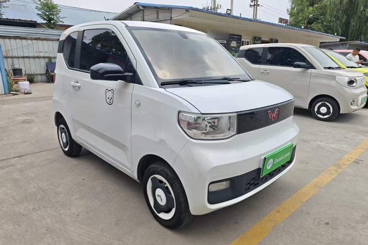 Used Wuling Hongguang MINIEV 2021 Macaron Fashion Edition Lithium-Ion Battery Front Right 45 Deg