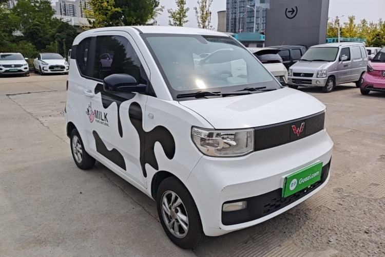 Used Wuling Hongguang MINIEV 2021 Macaron Fashion Edition Lithium-Ion Battery Front Right 45 Deg