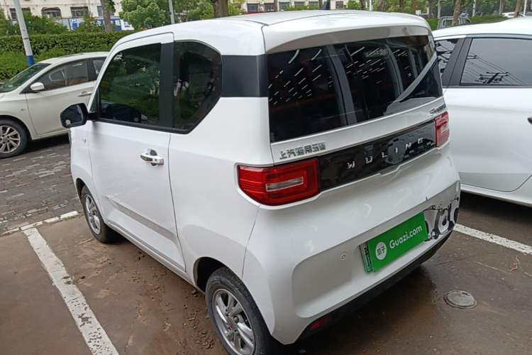 Used Wuling Hongguang MINIEV 2021 Macaron Fashion Edition Lithium-Ion Battery Rear Left 45 Deg