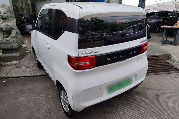 Used Wuling Hongguang MINIEV 2021 Macaron Fashion Model Lithium Iron Phosphate Rear Left 45 Deg