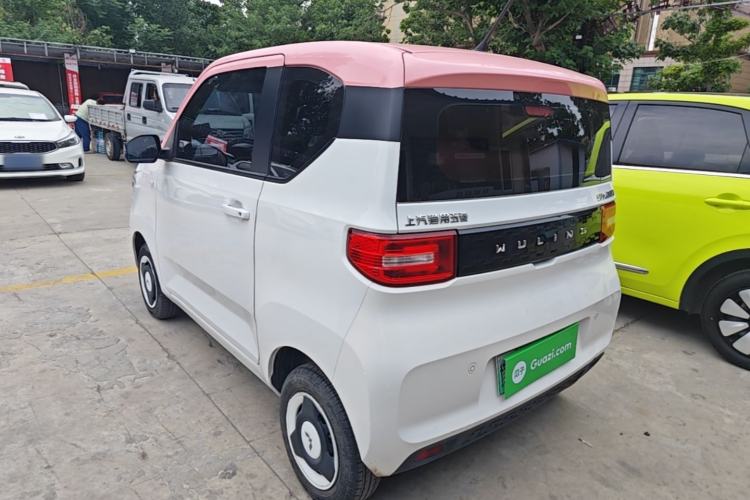 Used Wuling Hongguang MINIEV 2021 Macaron Fashion Edition Lithium-Ion Battery Rear Left 45 Deg