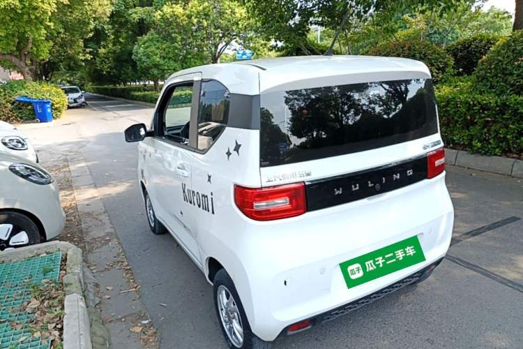 Used Wuling Hongguang MINIEV 2021 Macaron Fashion Model Lithium Iron Phosphate Rear Left 45 Deg