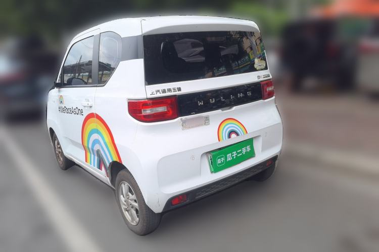 Used Wuling Hongguang MINIEV 2021 Macaron Premium Model – Lithium Iron Phosphate Rear Left 45 Deg